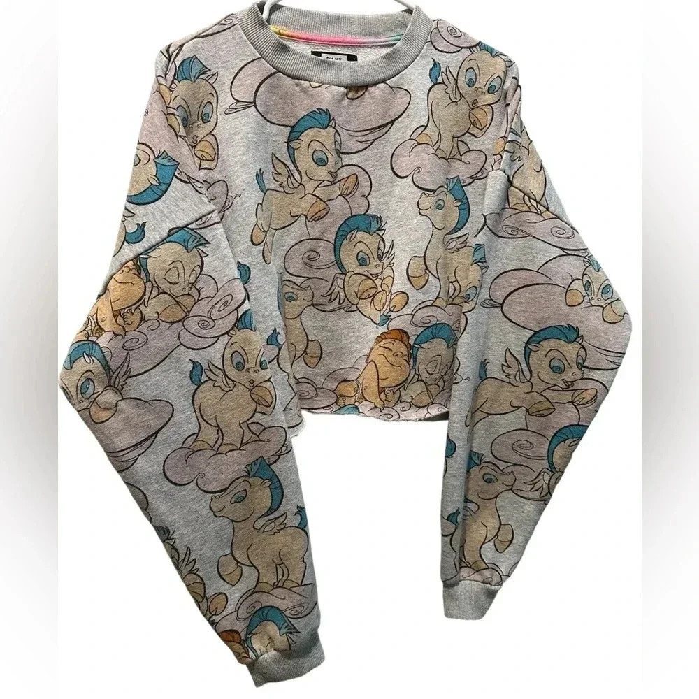 Oh My Disney Women’s Hercules Cropped Sweater